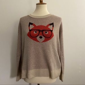 Anthropologie Coincidence & Chance Fox Sweater